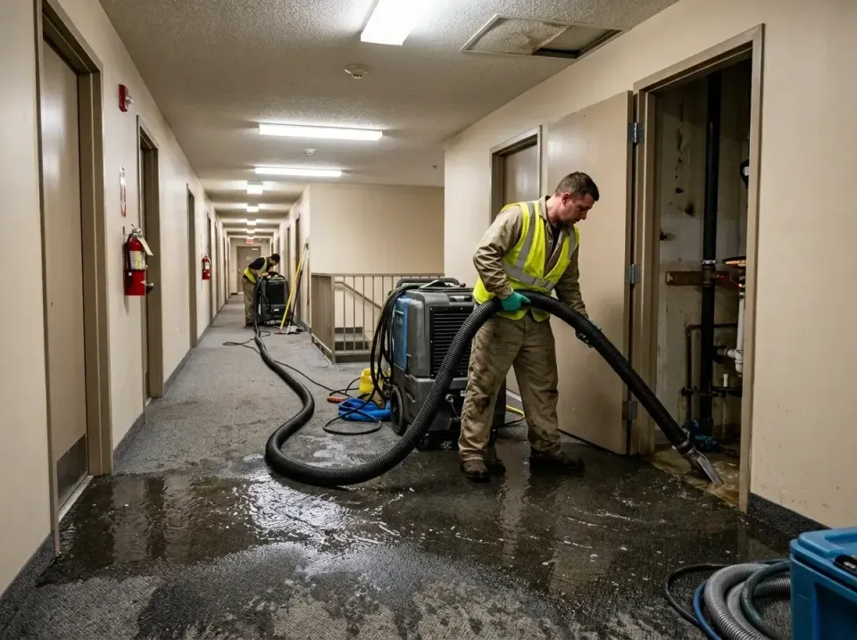 multi-unit-apartment-hallway-f-005 — frequently asked questions, Emergency Burst Pipe Water Extraction & Removal in East Poi…